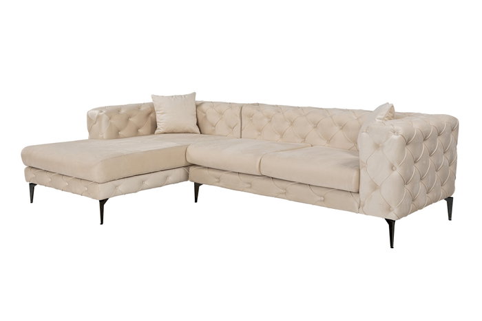 Atelier Del Sofa Como Eco Left - Beige, Black